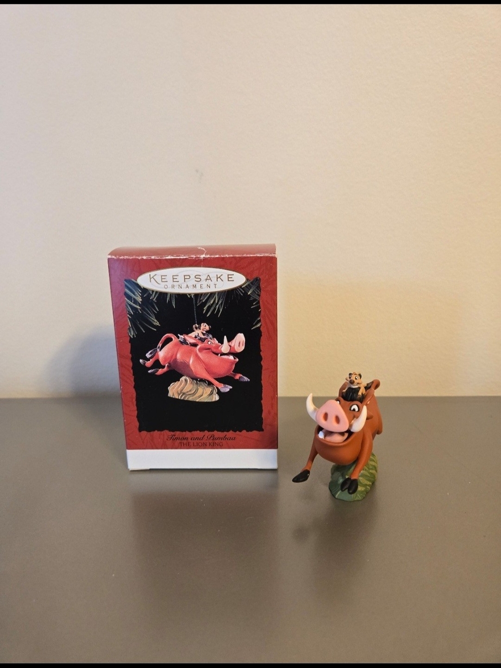 Hallmark Disney Timon and Pumbaa Collectible Christmas Ornament